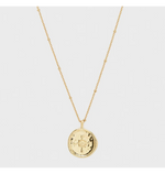 Compass Coin Necklace