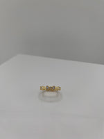 Emily Crystal Bevel Ring