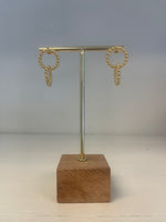 Chelsea Textured Hoop Earrings