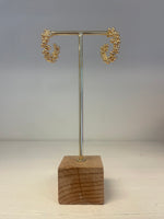 Bleecker Textured Hoop Earrings