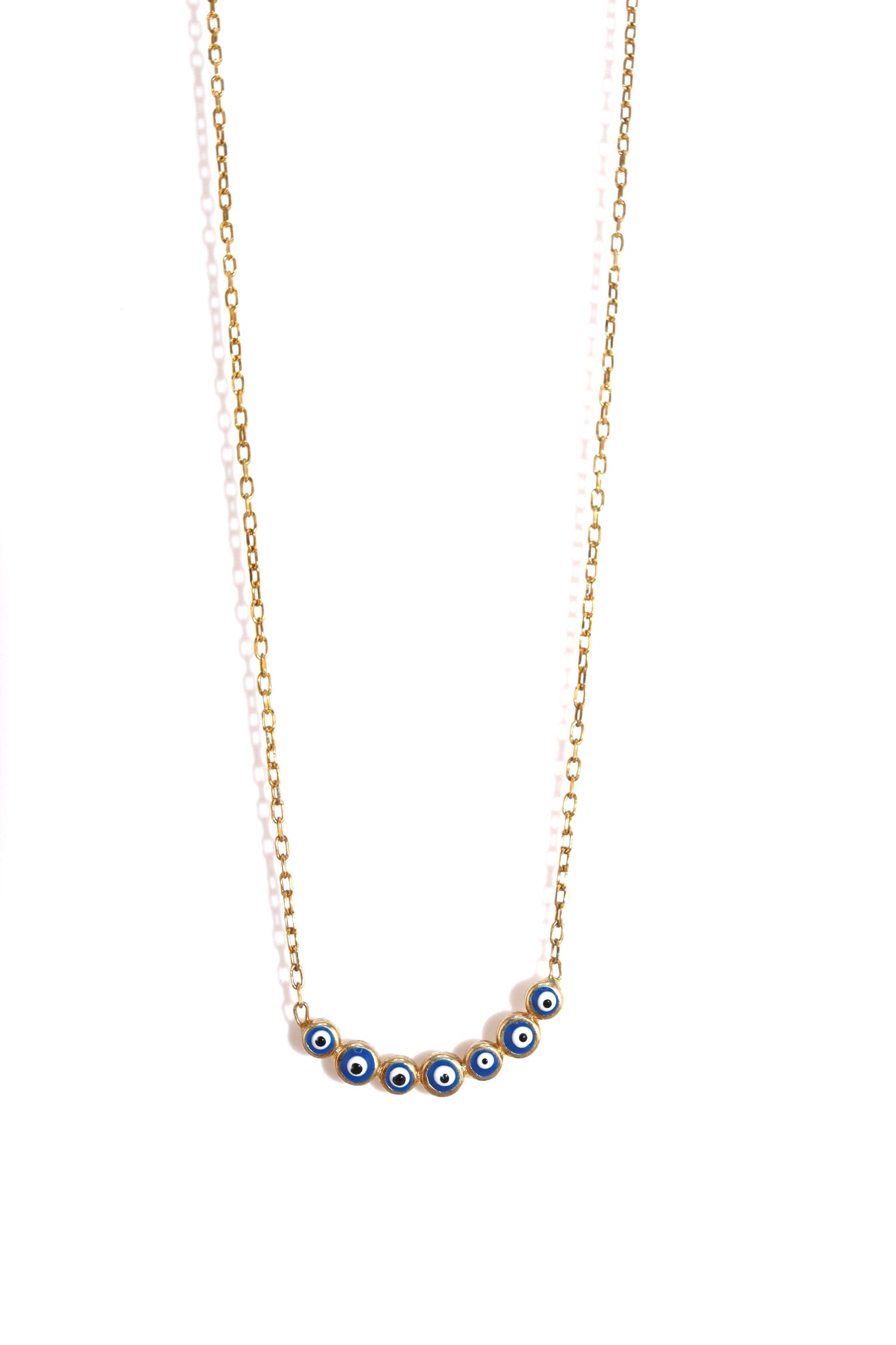 Deep Blue Evil Eye Necklace