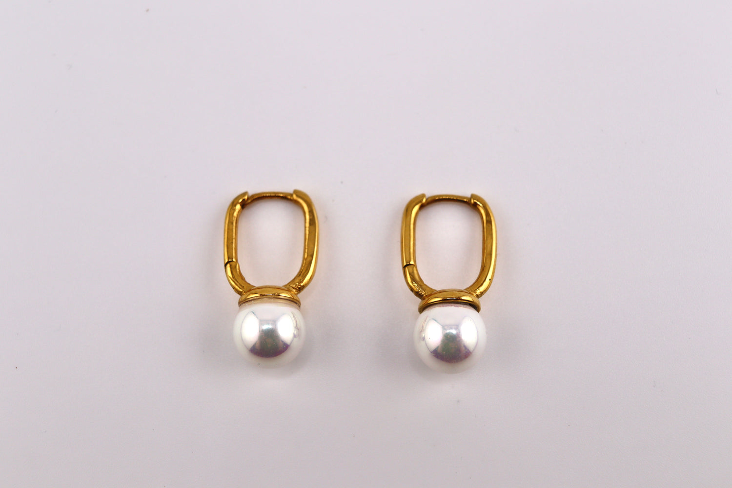 Constance Earrings with Pearl Accent