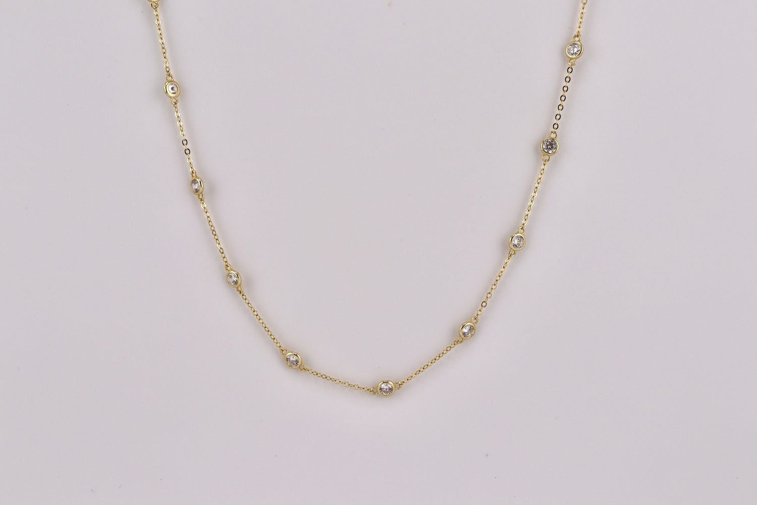 Sphere Diamond Necklace