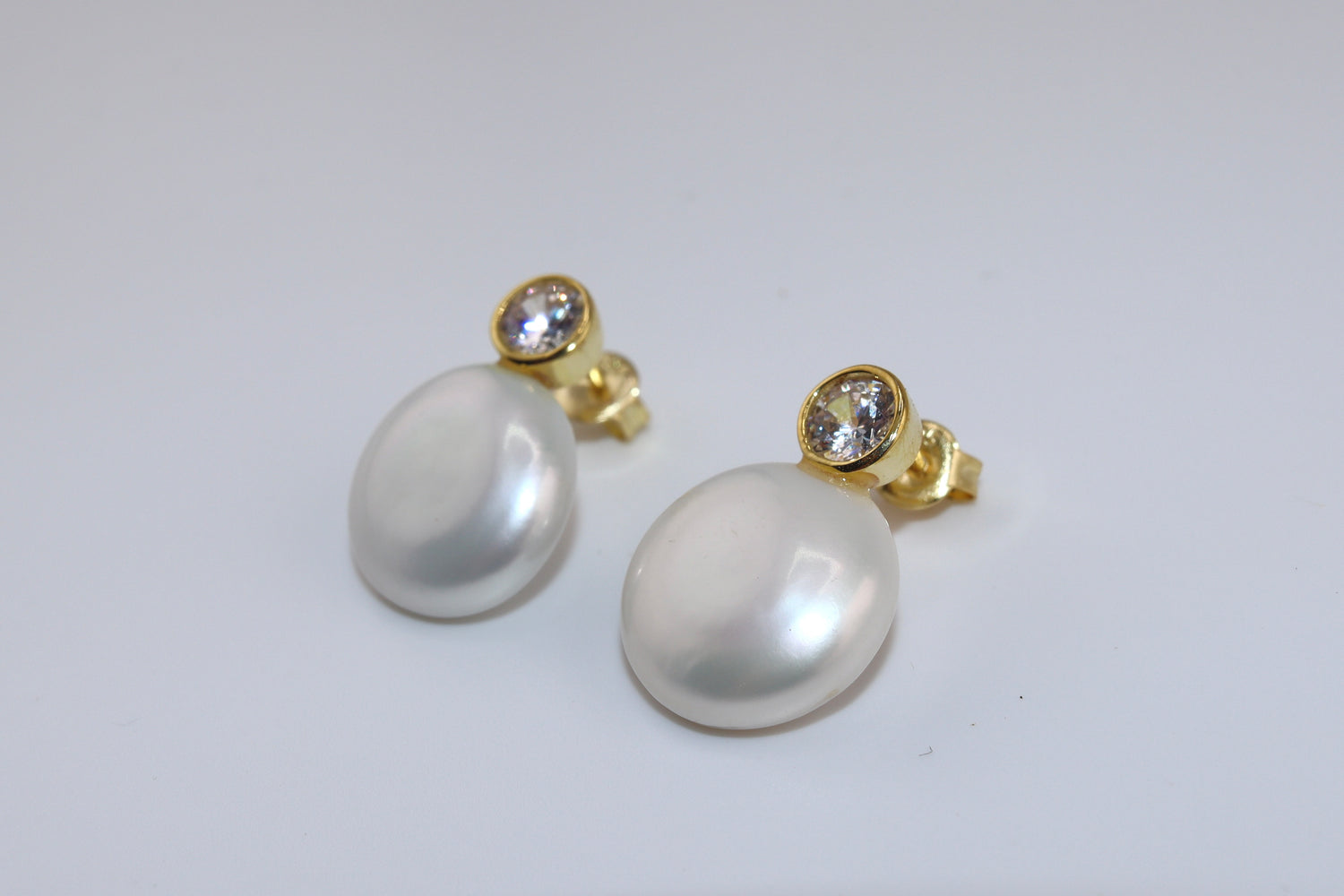 Marilyn Crystal Pearl Earrings