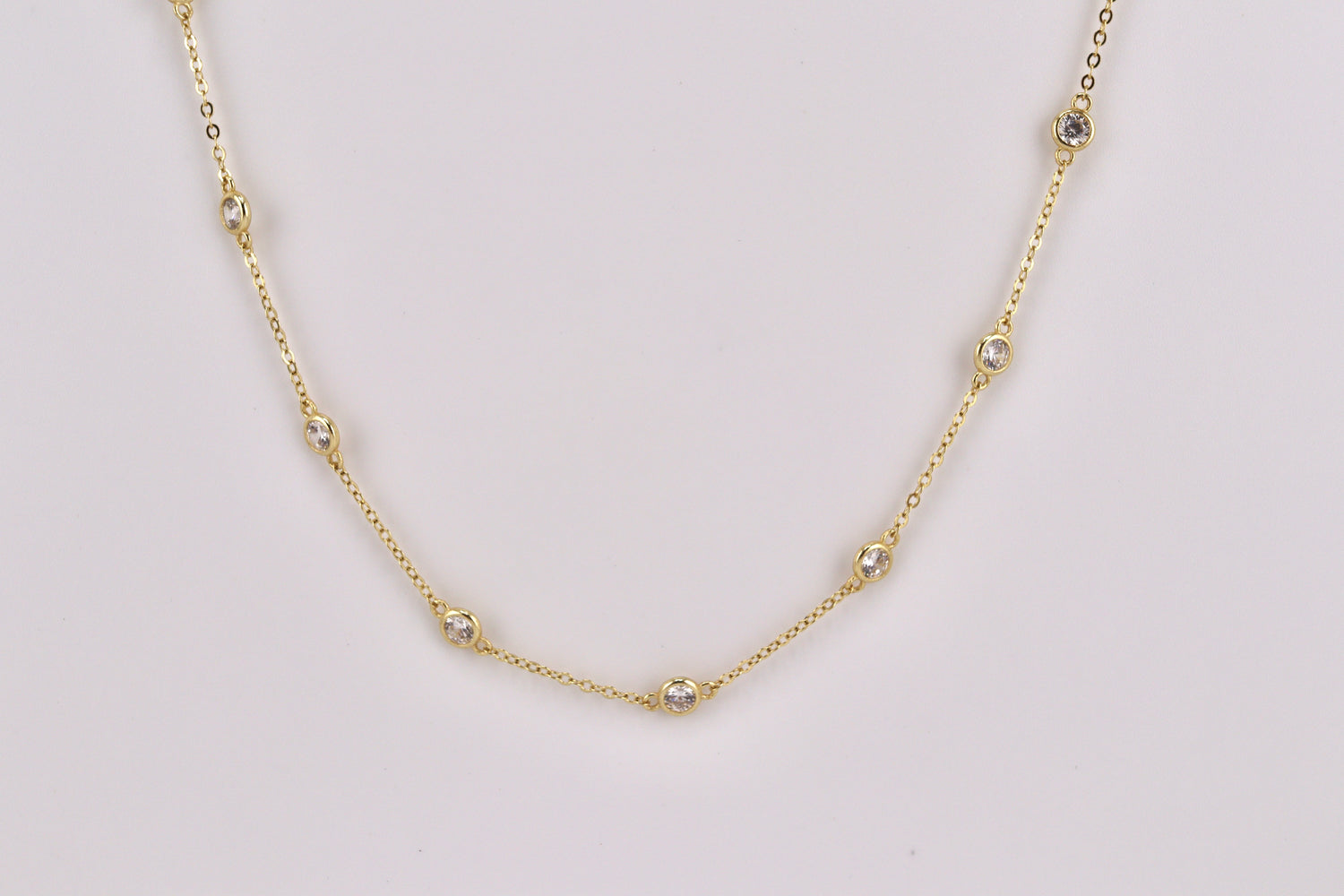 Sphere Diamond Necklace