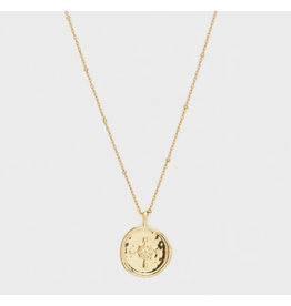 Compass Coin Necklace