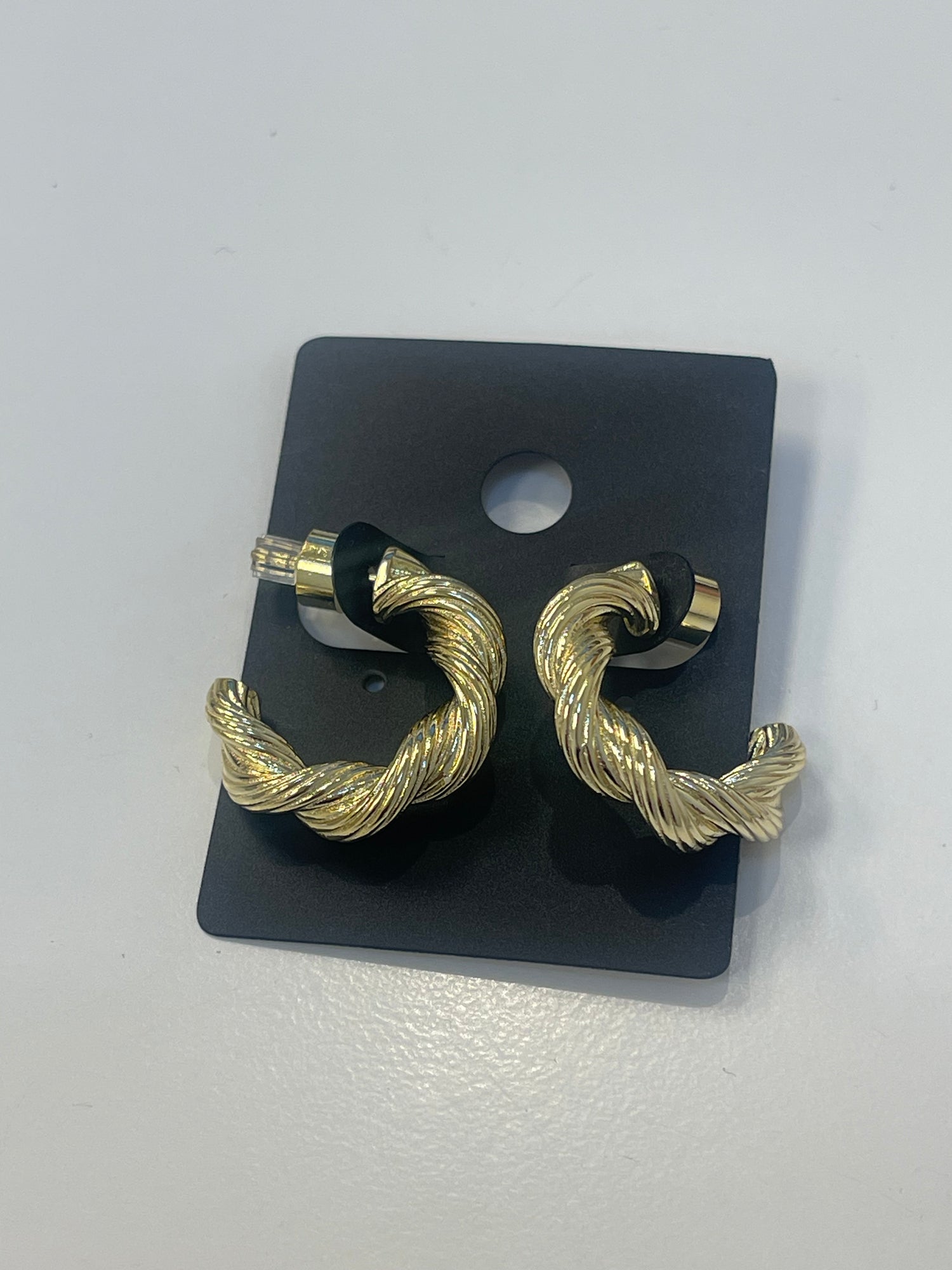 Calista Twisted Hoop Earrings